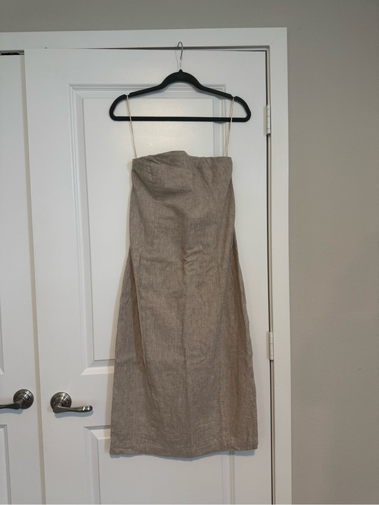 Abercrombie & Fitch Dresses & Skirts - Abercrombie Strapless Linen Midi Dress